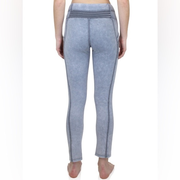 Marc Defang Vintage Mineral Wash Mesh Pocket 7/8 Leggings Women’s Size Sm - Picture 2 of 11